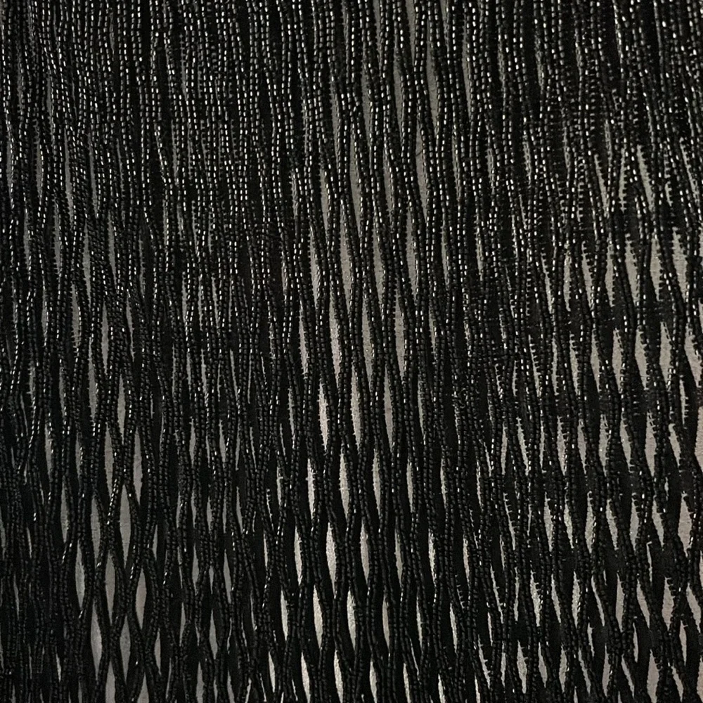 Elegant Black Fringe Skirt - Picture 7 of 12